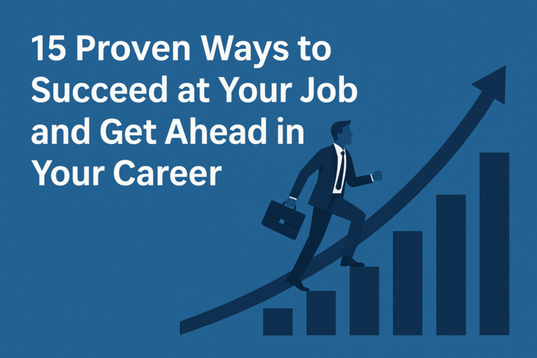 15 Proven Ways to Succeed at Your Job and Get Ahead in Your Career