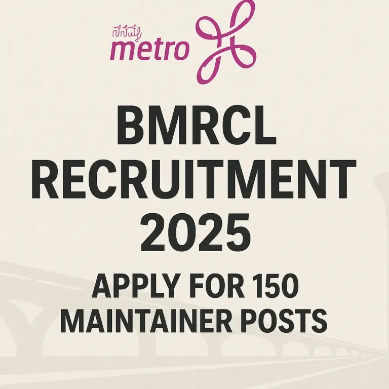 BMRCL Maintainer Recruitment 2025