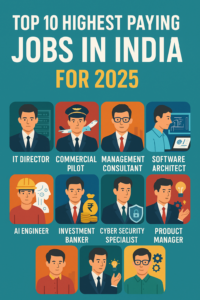 highest paying jobs in India for 2025